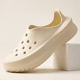 Men's Casual Daily Rubber Breathable Slip-on Dark Brown Black Green Summer