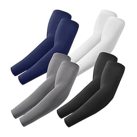 Lot de 4 paires de manchons rafraîchissants et légers, protection UV pour les bras en été, manchons solaires respirants pour la conduite, le vélo, la pêche et