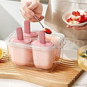 Moules à glace réutilisables à double couche de grande capacité, machine à glace artisanale de qualité alimentaire, boîte de rangement pour glaçons zéro déchet