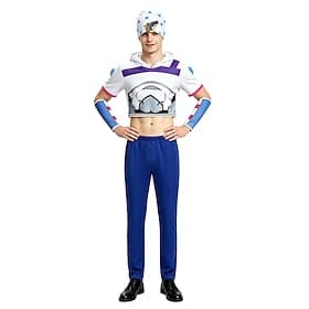 Aventure animée Mangas Manga Tenues Costumes de Cosplay Halloween Carnaval Performance Comic-Con Salon de l'Anime Costume Pour Homme Adulte