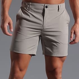 Homme Short athlétique Shorts Shorts de Travail Short décontracté Avec Poches Taille Élastique Uni Confort Séchage Rapide Court Extérieur Plage Vacances Vacanc