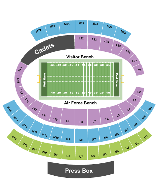 Air Force Falcons vs. UConn Huskies