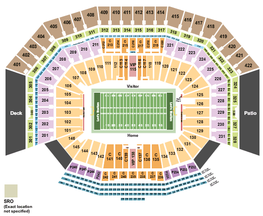 San Francisco 49ers Season Tickets (Includes Tickets To All Regular Season Home Games)