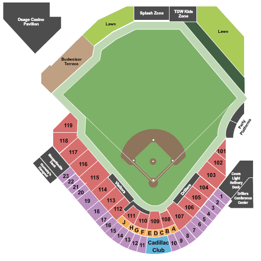 Tulsa Drillers vs. Corpus Christi Hooks