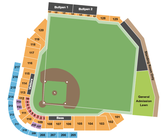 Salt Lake Bees vs. Tacoma Rainiers