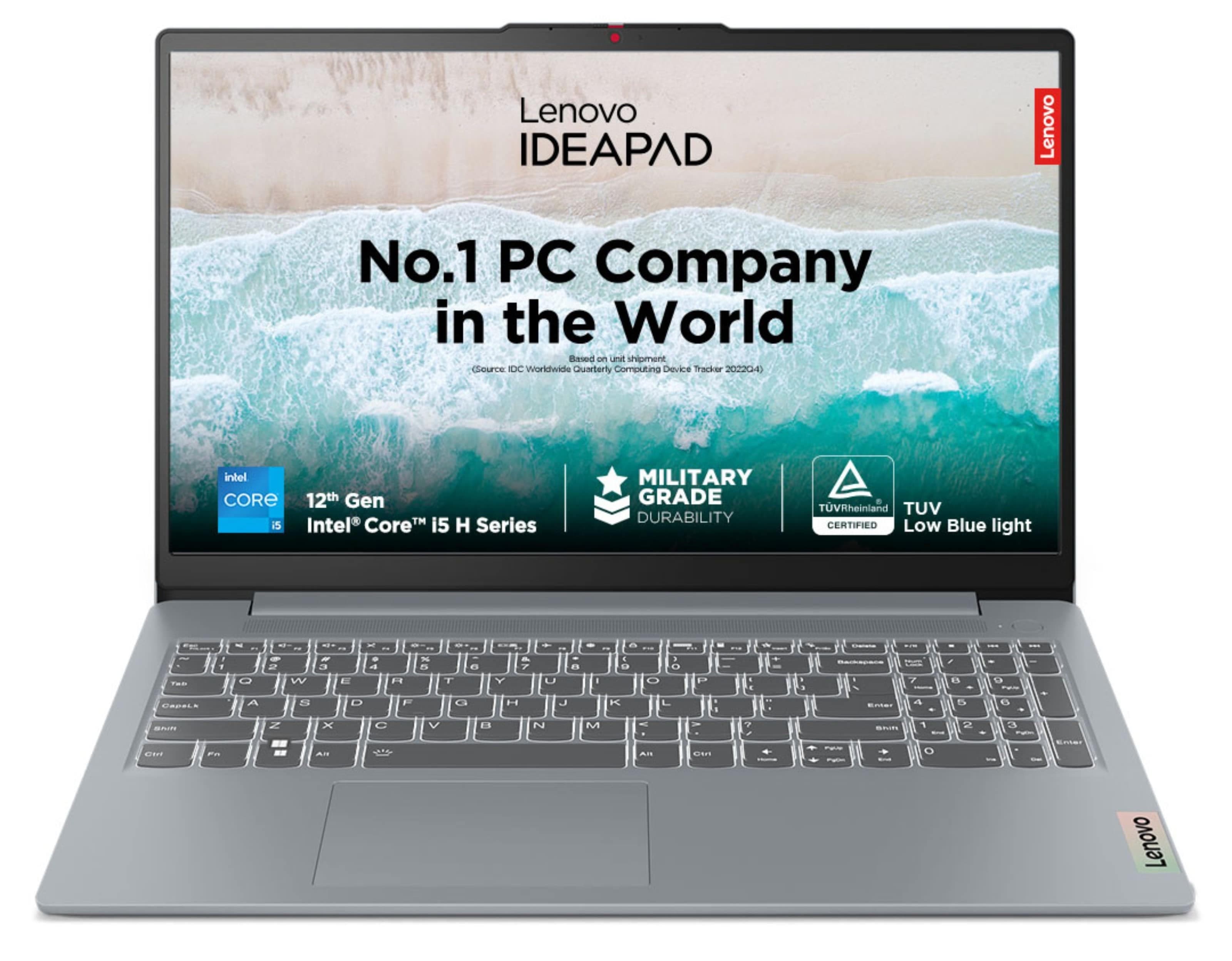 Lenovo IdeaPad Slim 3i 13th Gen, Arctic Grey - Laptop - Intel® Core™ i5 - 512 GB SSD - 16 GB RAM - Windows 11 Home | 83ERXA09IN
