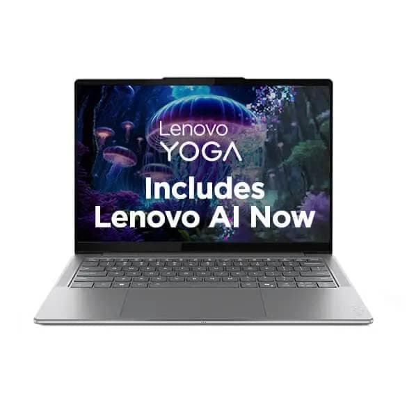 Lenovo AURA EDITION Yoga Slim 7 Intel, 35.56cms Copilot+ PC, Luna Grey - Laptop - Intel® Core™ Ultra 5 226V - 512 GB SSD | 83JX00EMIN