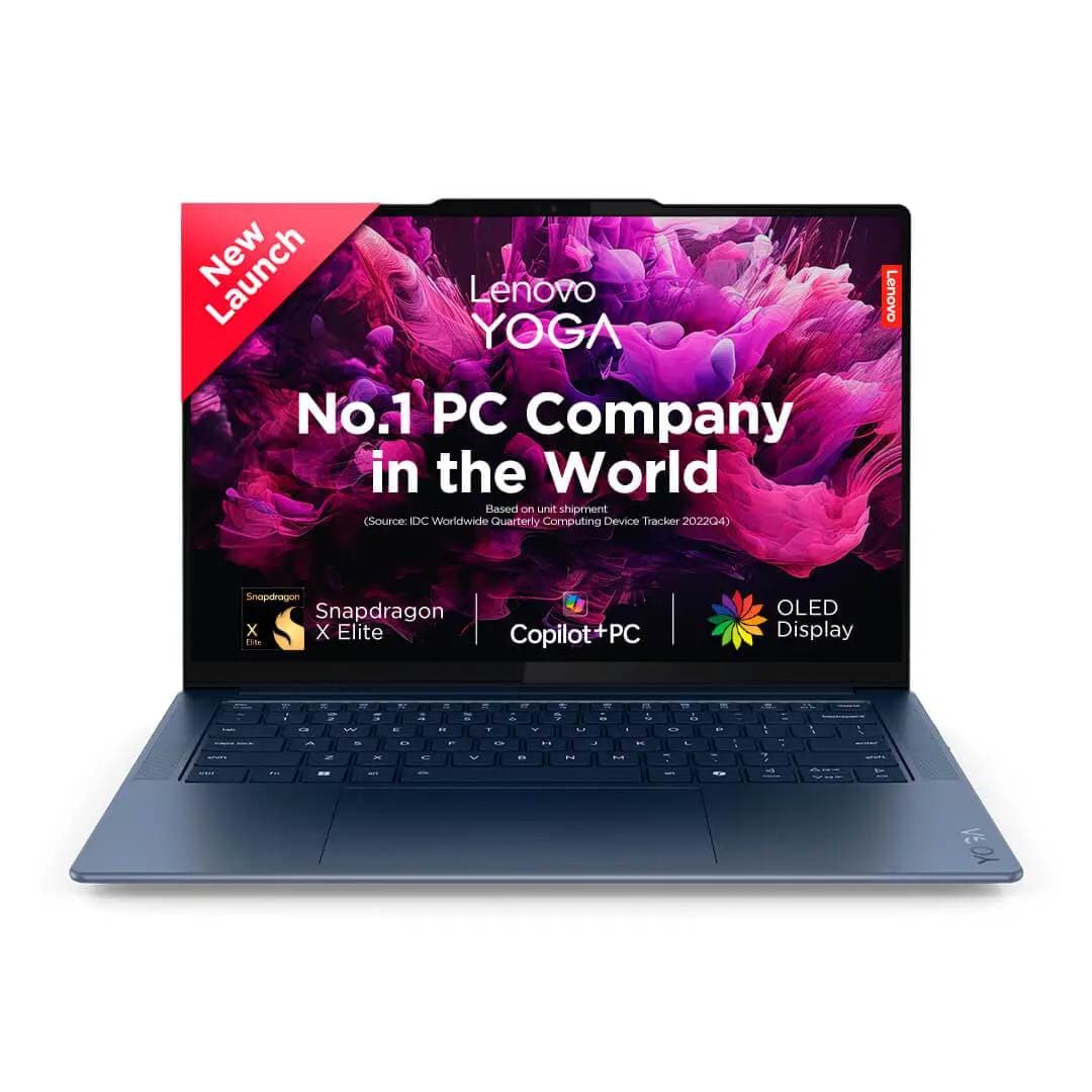 Lenovo Yoga Slim 7x Gen 9, 36.83cms, Cosmic Blue - Laptop - Snapdragon® X Plus X1P - 1 TB SSD - 32 GB RAM - Windows 11 Home | 83ED0065IN