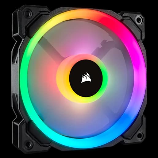 CORSAIR Ventola LL120 RGB, Dual Light Loop RGB LED PWM da 120 mm, confezione singola