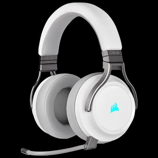 CORSAIR VIRTUOSO RGB WIRELESS High-Fidelity Gaming Headset - White
