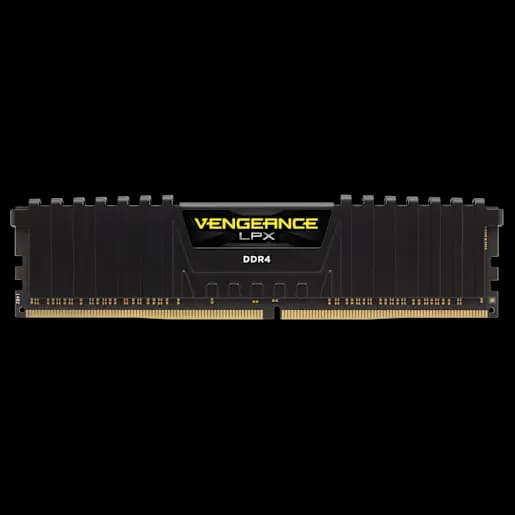 CORSAIR Kit di memoria Nero – C16 3200MHz DRAM DDR4 da 16GB (1 x 16GB) VENGEANCE® LPX