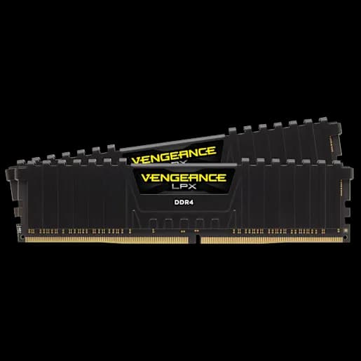 CORSAIR VENGEANCE® LPX 32GB (2 x 16GB) DDR4 DRAM Up To 2133MHz C13 Memory Kit - Black