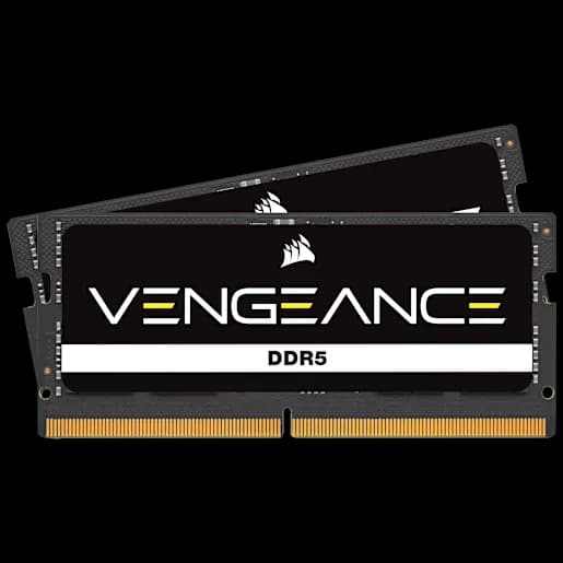 CORSAIR VENGEANCE DDR5 SODIMM da 64 GB (2 x 32 GB) DDR5 4800 (PC5-38400) C40 1.1V