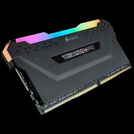 CORSAIR Kit di memoria C18 VENGEANCE® RGB PRO 16 GB (1 x 16 GB) DRAM DDR4 a 3600 MHz - Nero