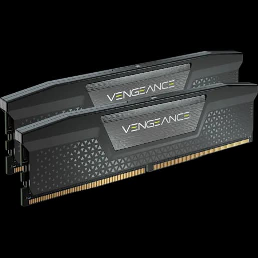 CORSAIR VENGEANCE® 32GB (2x16GB) DDR5 DRAM Up To 6200MT/s CL36 Memory Kit - Black