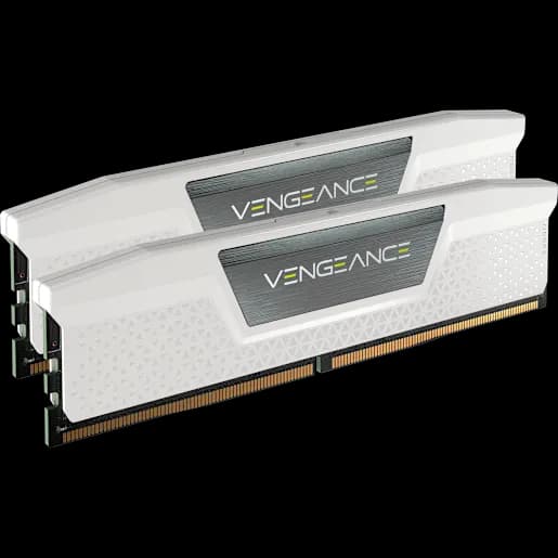 CORSAIR VENGEANCE® 64GB (2x32GB) DDR5 DRAM Up To 5600MT/s CL40 Memory Kit - White