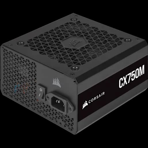 CORSAIR CX-M Series™ CX750M - 750 Watt 80 PLUS Bronze Semi Modular ATX PSU (Refurbished)